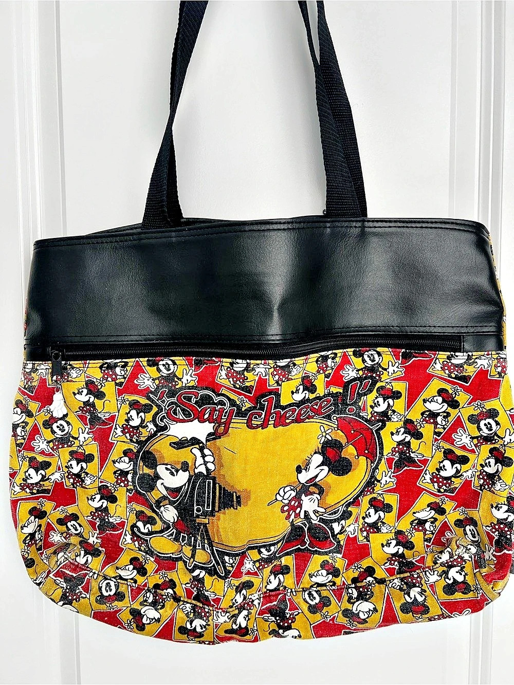 Vintage Disney Mickey Mouse Print Tote bag